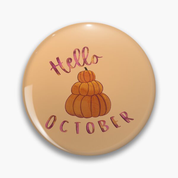 Item preview, Hello October designed and sold by SplodgeBlossom Illustration.