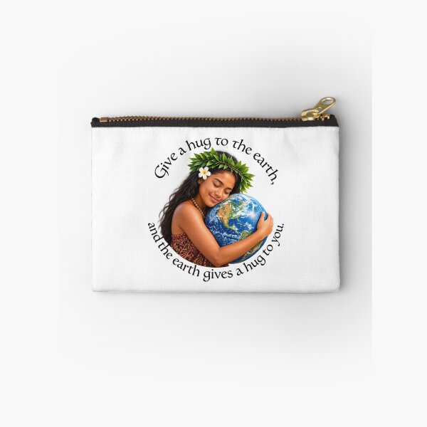 Item preview, Polynesian Conservation Proverb - Give a hug to the earth | Pacific Art designed and sold by ShakaLife.org.