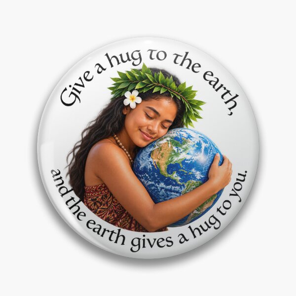 Item preview, Polynesian Conservation Proverb - Give a hug to the earth | Pacific Art designed and sold by ShakaLife.org.