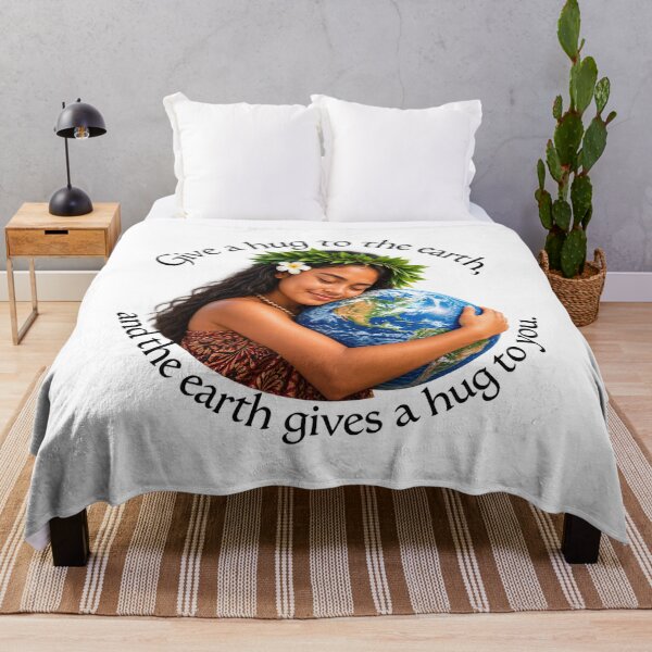Item preview, Polynesian Conservation Proverb - Give a hug to the earth | Pacific Art designed and sold by ShakaLife.org.