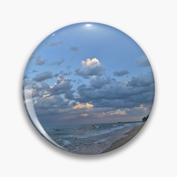 Item preview, Serene Ocean Beach and Cloudy Sky Greeting Card of Calm Sea Waves Sandy Beach Nature Photography designed and sold by Ingr1d-M3deea.