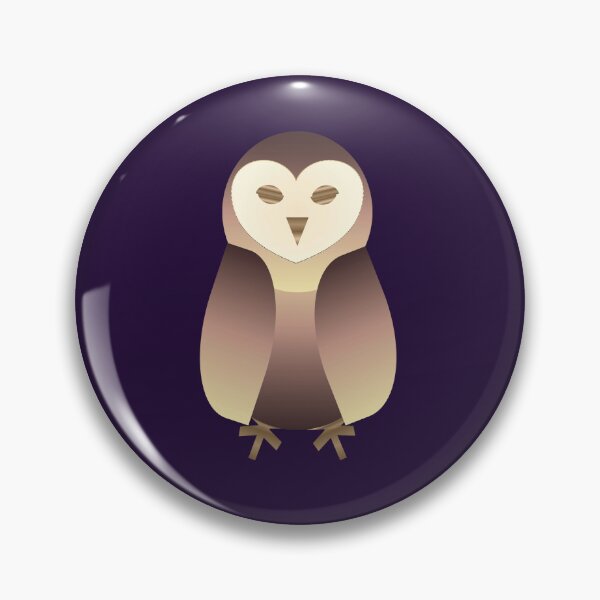 Item preview, Lucky Golden Nightowl on Purple designed and sold by atanemoia.