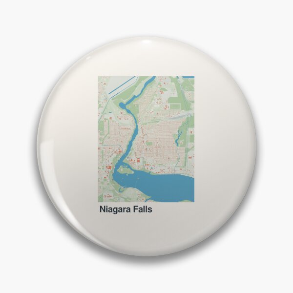 Item preview, Niagara Falls Minimalistic Map Art designed and sold by MapsNerd.
