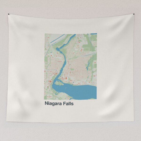 Item preview, Niagara Falls Minimalistic Map Art designed and sold by MapsNerd.
