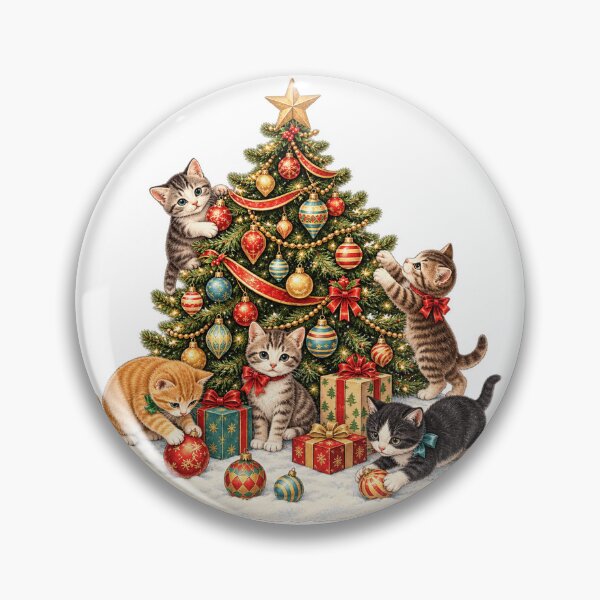 Item preview, Vintage Cat Christmas  designed and sold by GalenoHenley.