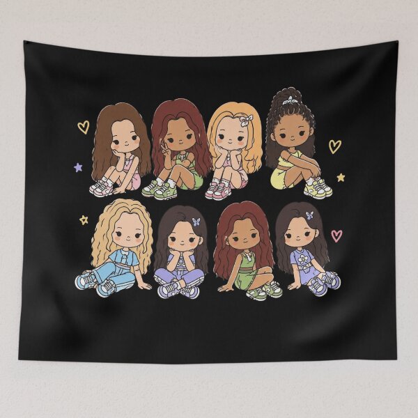 Item preview, Katseye Chibi Girls designed and sold by Gonzales957.