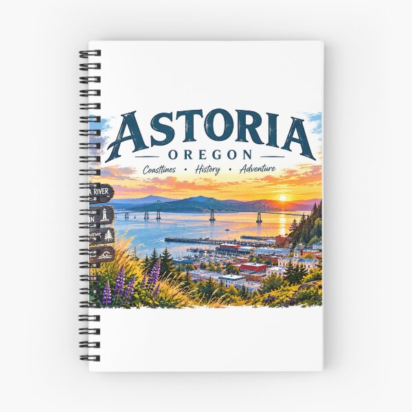Item preview, Astoria Oregon | Columbia River Coastal Travel Art designed and sold by Mathias Yakubu Design.