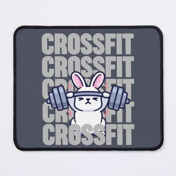 Item preview, CrossFit Bunny Weightlifting Cute Fitness designed and sold by PodunkClothing.