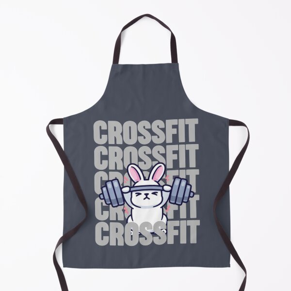 Item preview, CrossFit Bunny Weightlifting Cute Fitness designed and sold by PodunkClothing.