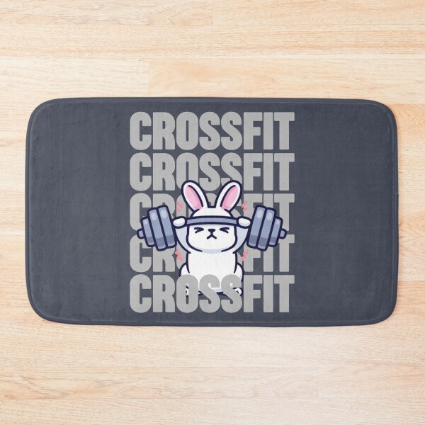 Item preview, CrossFit Bunny Weightlifting Cute Fitness designed and sold by PodunkClothing.