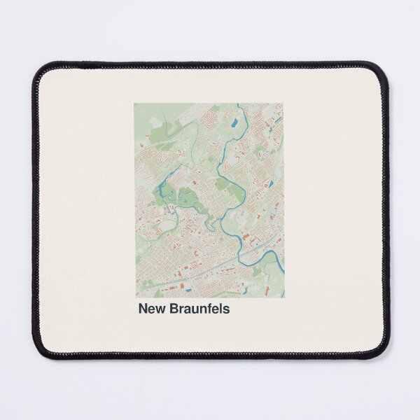 Item preview, New Braunfels Minimalistic Map Art designed and sold by MapsNerd.
