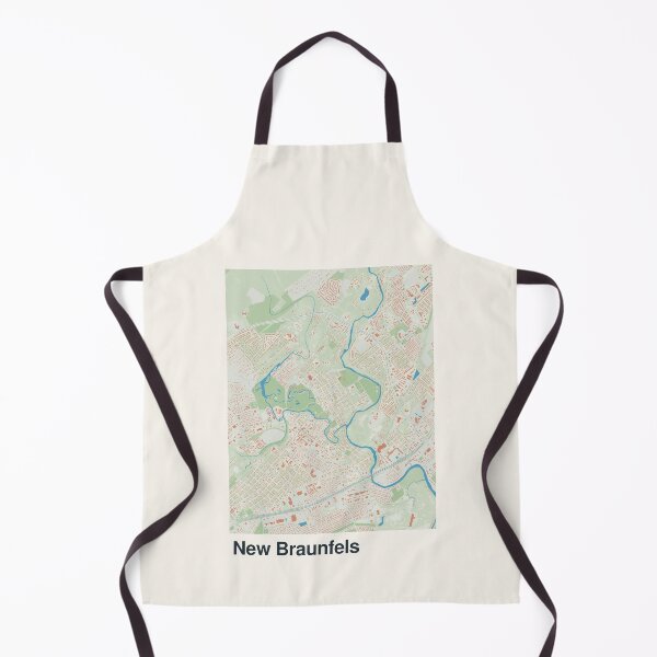 Item preview, New Braunfels Minimalistic Map Art designed and sold by MapsNerd.