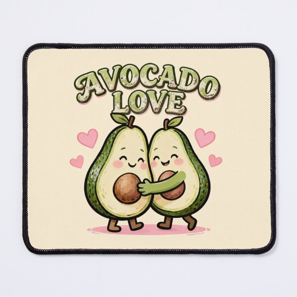 Item preview, Cute Avocado Love Couple Kawaii Fruit Romance designed and sold by LenNo9881.