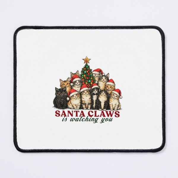 Item preview, Santa Claws Christmas Cat designed and sold by GalenoHenley.