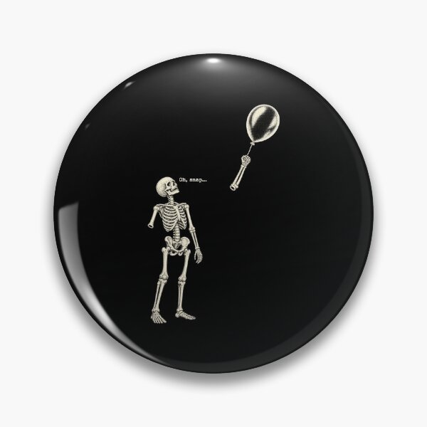 Item preview, Skeleton Detached Arm Floating Balloon Minimalist Art artwork designed and sold by Felinefinesse.