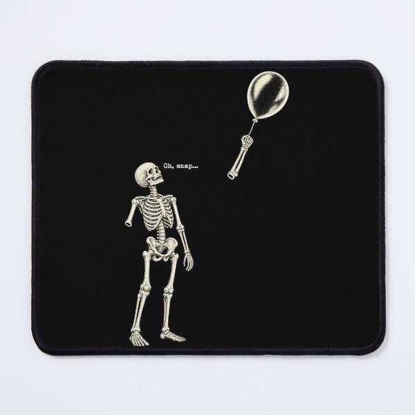Item preview, Skeleton Detached Arm Floating Balloon Minimalist Art artwork designed and sold by Felinefinesse.