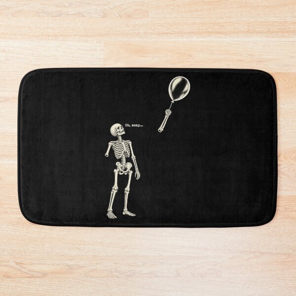 Item preview, Skeleton Detached Arm Floating Balloon Minimalist Art artwork designed and sold by Felinefinesse.