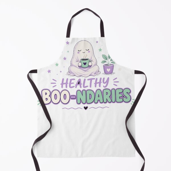 Item preview, Healthy Boo-ndaries Cute Ghost Self Care designed and sold by HappyVibration.