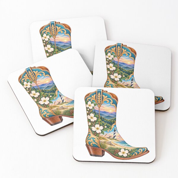 Item preview, North Carolina Cowboy Boot designed and sold by Whimspired By Paxx.