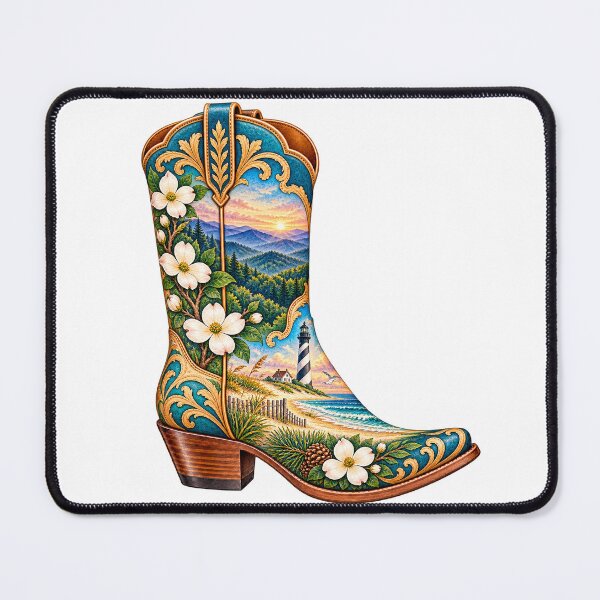 Item preview, North Carolina Cowboy Boot designed and sold by Whimspired By Paxx.