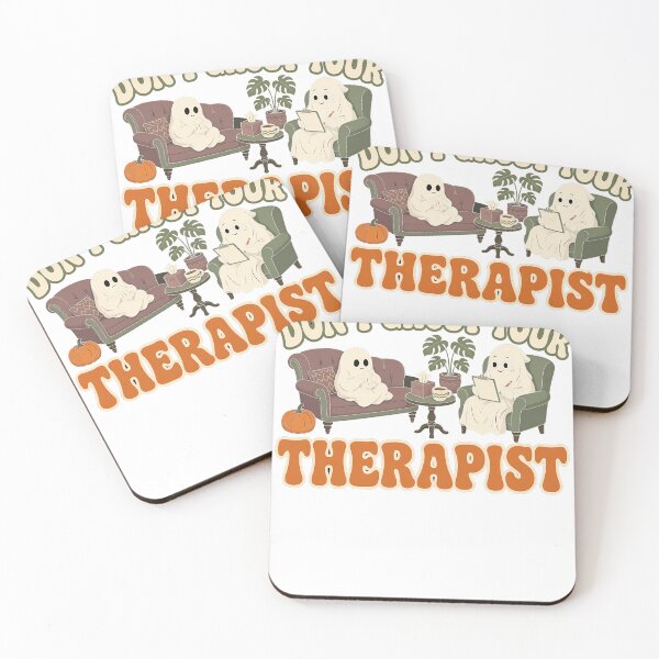 Item preview, Don't Ghost Your Therapist Funny Therapy Halloween designed and sold by HappyVibration.