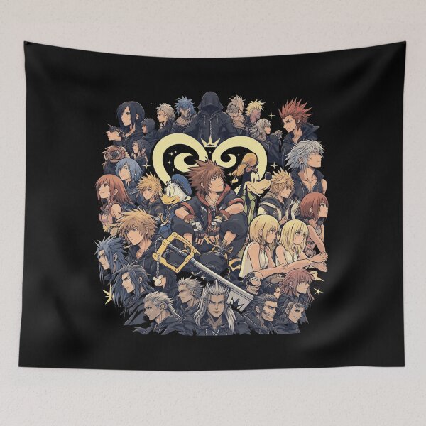 Item preview, Kingdom Hearts Collage designed and sold by AntonellaMatts.