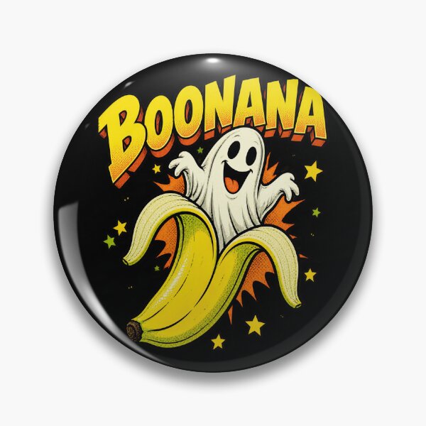 Item preview, Boonana Banana Ghost 90s Comic Pop Art Halloween Artwork designed and sold by yassin-stags.