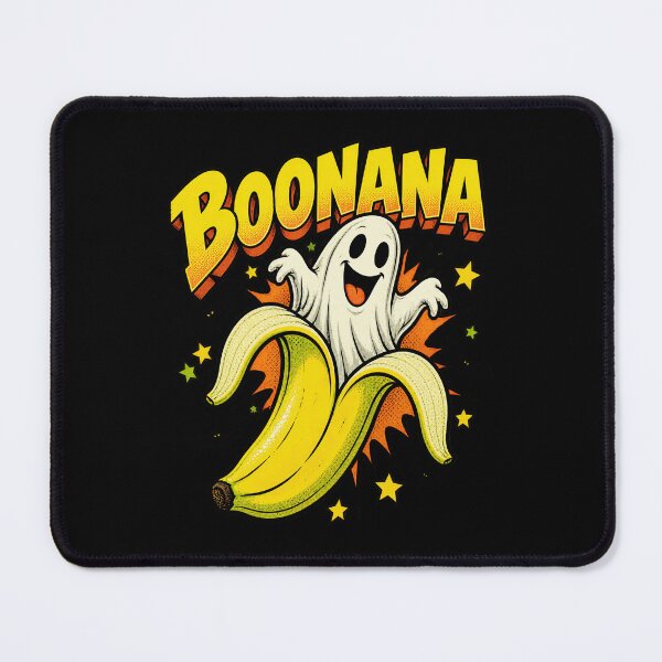 Item preview, Boonana Banana Ghost 90s Comic Pop Art Halloween Artwork designed and sold by yassin-stags.