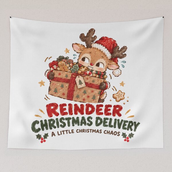Item preview, Reindeer Christmas Delivery - A Little Christmas Chaos designed and sold by ianm1028.