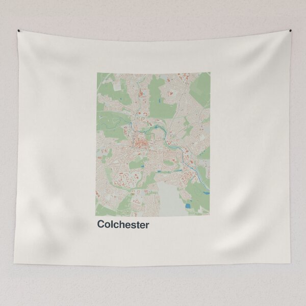 Item preview, Colchester Minimalistic Map Art designed and sold by MapsNerd.