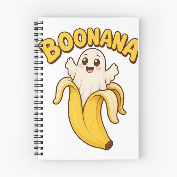 Item preview, Boonana Kawaii Cute Banana Ghost Sweet Fruit Pun Artwork designed and sold by yassin-stags.