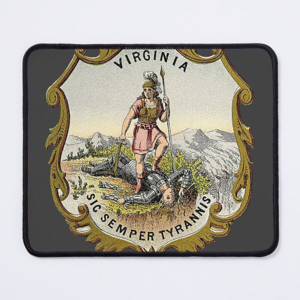 Item preview, Virginia Coat of Arms 1876 - Retro Virginia Gift designed and sold by crenaviolena.