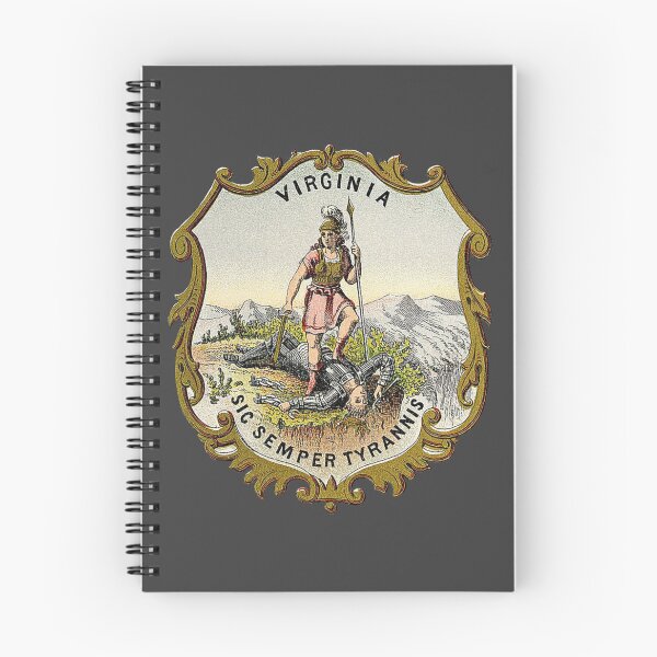 Item preview, Virginia Coat of Arms 1876 - Retro Virginia Gift designed and sold by crenaviolena.