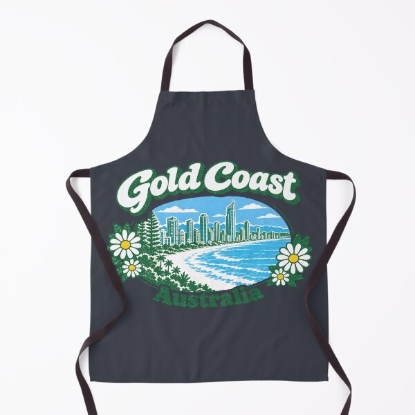 Item preview, Gold Coast Australia Cute Floral Skyline designed and sold by HowToCanadian.
