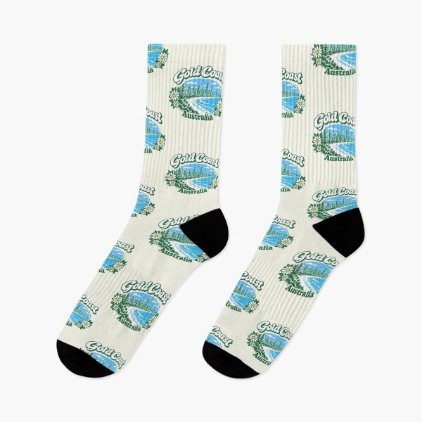 Item preview, Gold Coast Australia Cute Floral Skyline designed and sold by HowToCanadian.