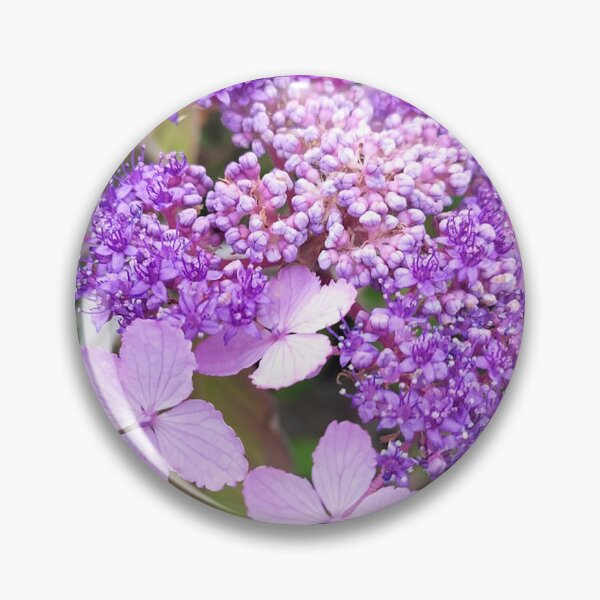 Item preview, Vibrant purple flowers in spring garden designed and sold by AlcamiaArt.