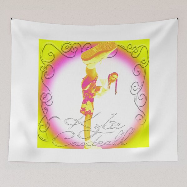 Item preview, Pink & Yellow Glow Pop Girl Singer designed and sold by KirinStudio.