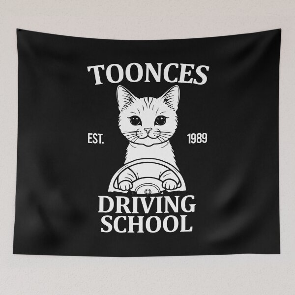Item preview, Toonces The Cat Driving School - Est 1989 designed and sold by crenaviolena.