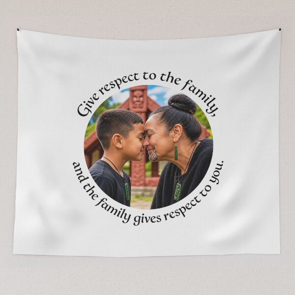 Item preview, Tonga Respect Chiasmus Proverb - Give respect to the family | Island Wisdom Art designed and sold by ShakaLife.org.