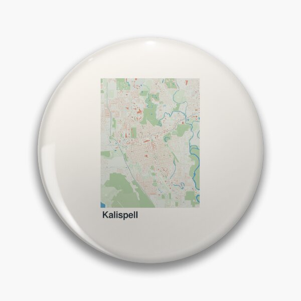 Item preview, Kalispell Minimalistic Map Art designed and sold by MapsNerd.