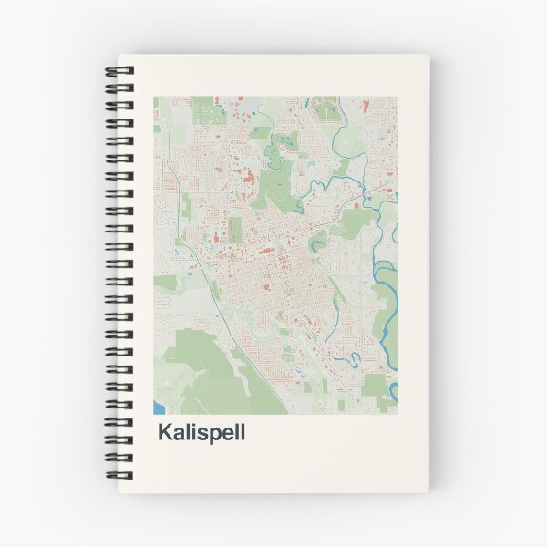 Item preview, Kalispell Minimalistic Map Art designed and sold by MapsNerd.