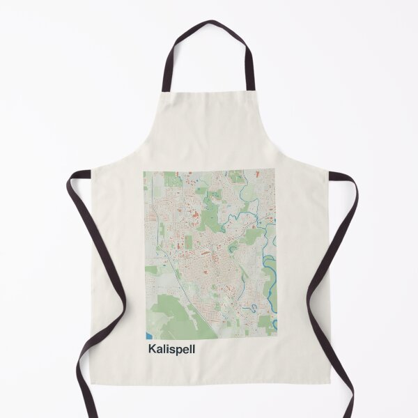 Item preview, Kalispell Minimalistic Map Art designed and sold by MapsNerd.