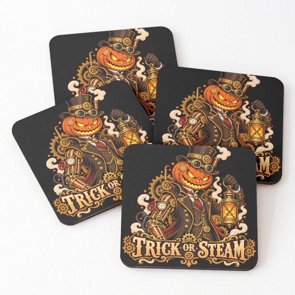 Item preview, Steampunk Halloween Trick or Steam Pumpkin designed and sold by Martin's_Design.