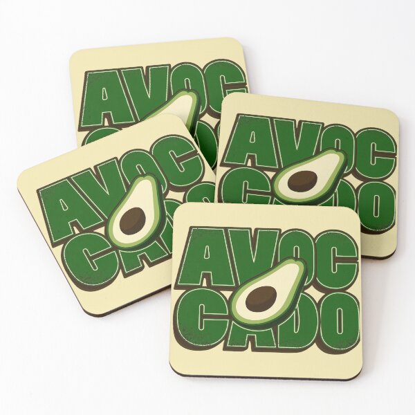 Item preview, Bold Avocado Typography Retro Green Graphic Design designed and sold by LenNo9881.