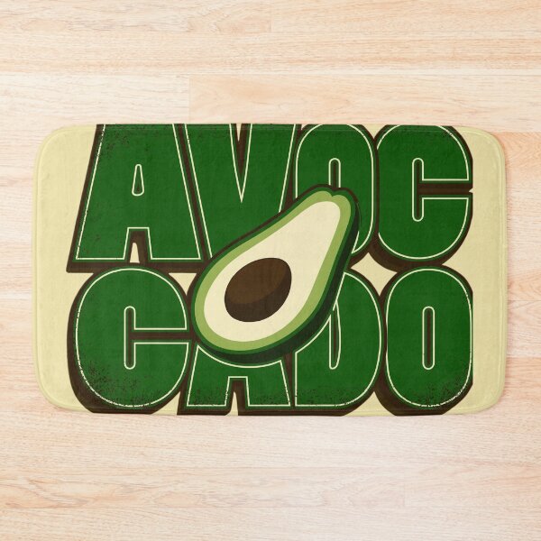 Item preview, Bold Avocado Typography Retro Green Graphic Design designed and sold by LenNo9881.
