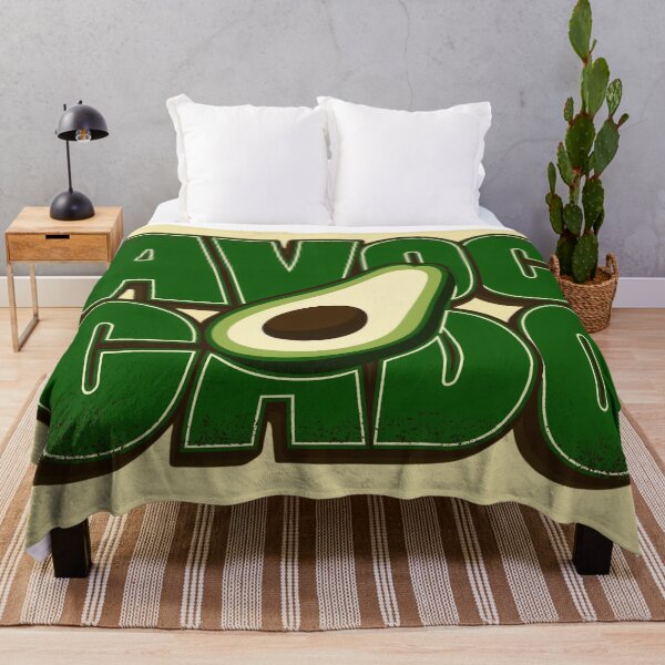 Item preview, Bold Avocado Typography Retro Green Graphic Design designed and sold by LenNo9881.