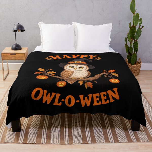 Item preview, Happy Owl O Ween Charming Owl In Witch Hatsssssssssssss designed and sold by yassin-stags.