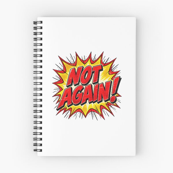 Item preview, Not Again Retro Comic Pop Art Burst designed and sold by PICARDDIGITAL.
