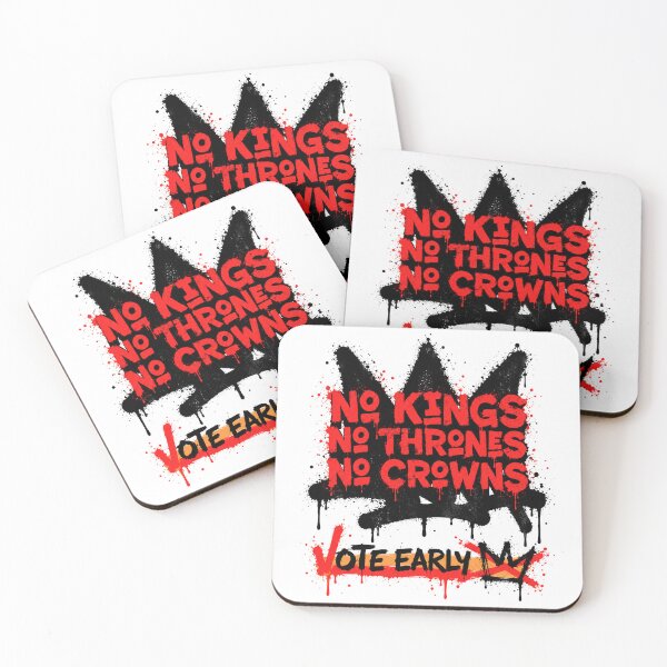 Item preview, No Kings Vote Early No Thrones No Crowns 2026 October 17 designed and sold by SonnyGilmore.