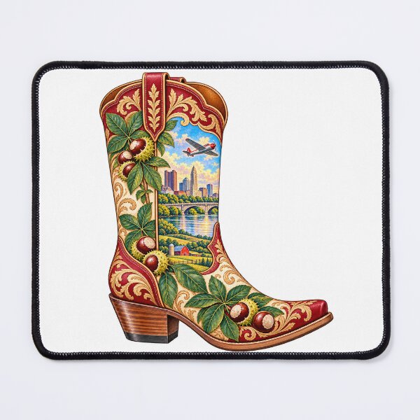 Artikelvorschau, Ohio Cowboy Boot entworfen und verkauft von Whimspired By Paxx.